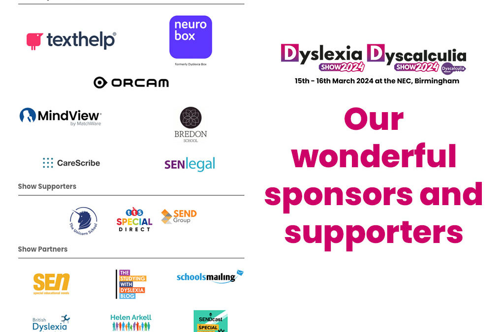 Our Sponsors and Supporters!